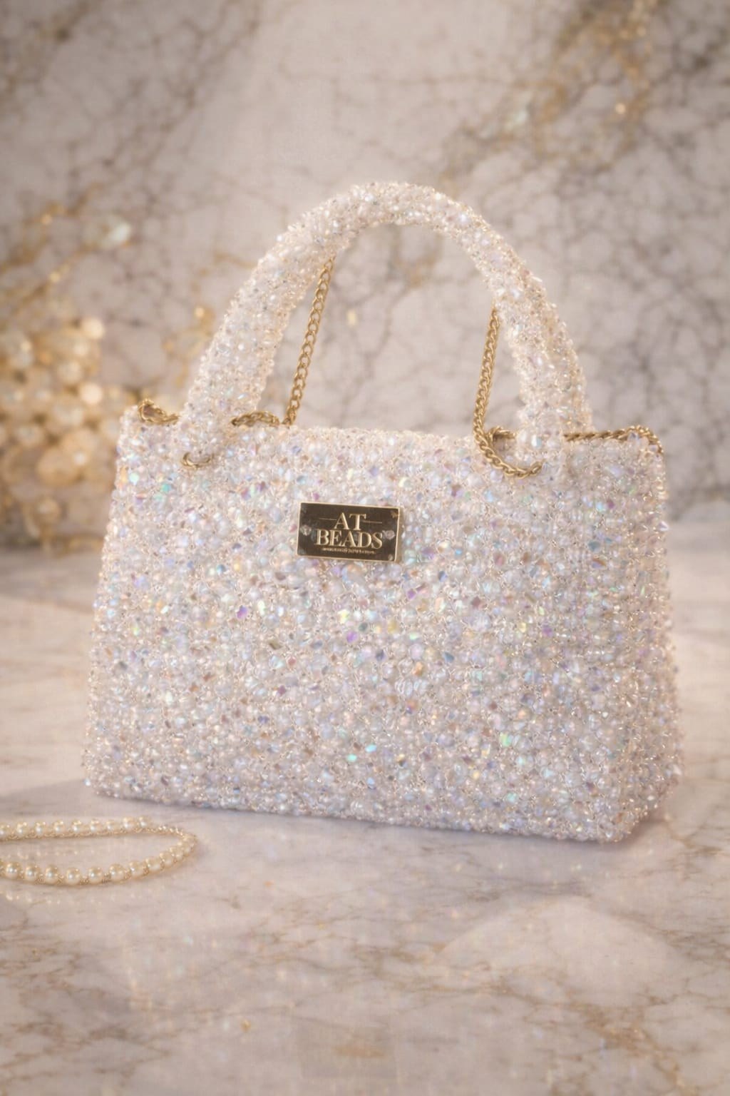 Classic beaded handbag