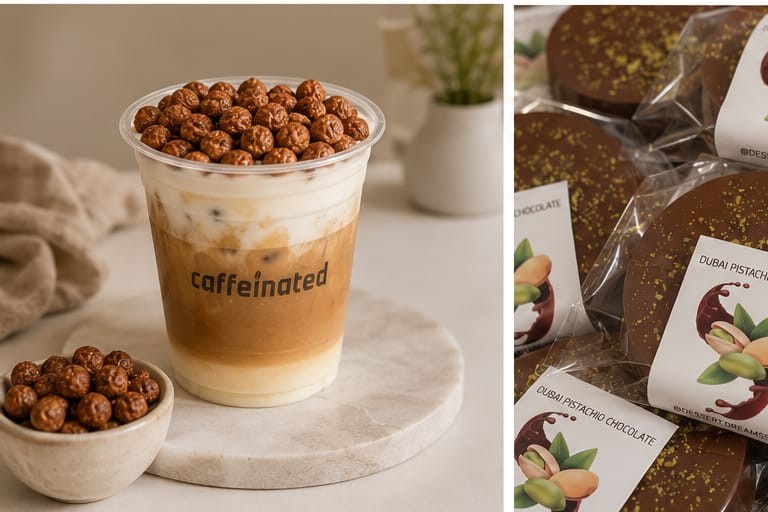 Caffeinated iced beverage