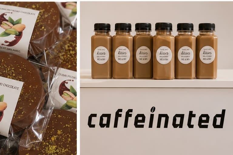 Caffeinated coffee cart setup
