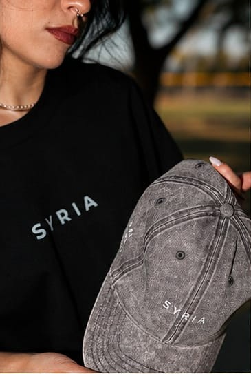 SYRIA tee and cap
