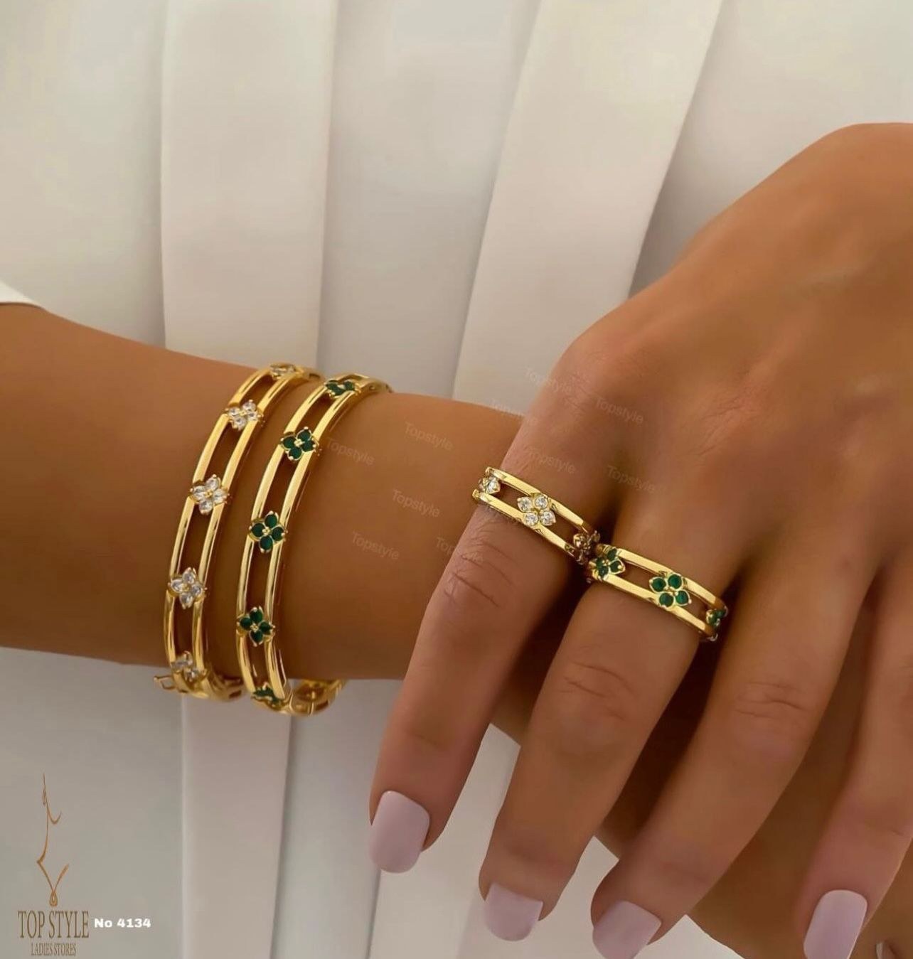 Bangles and ring set