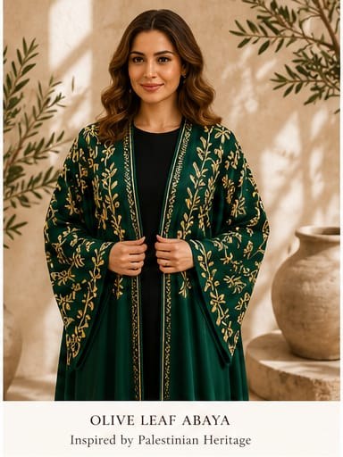 Olive sap abaya
