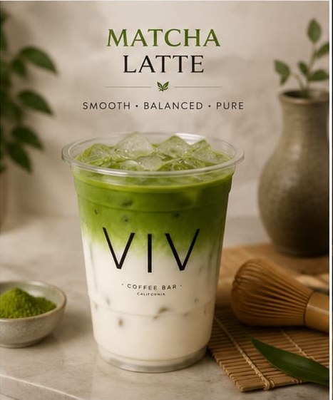 Matcha Latte — smooth, balanced, pure